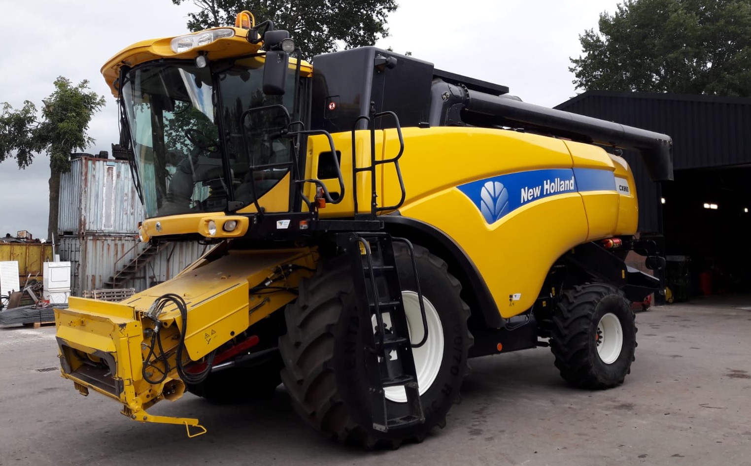 Nieuwe combine New Holland CX860 Van Der Wal Blijham