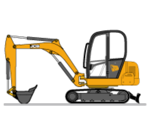 Minikraan JCB 803